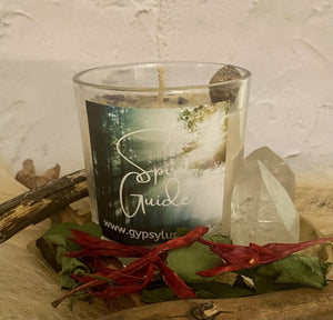 Spirit Guide Crystal Candle