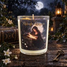 Load image into Gallery viewer, Midnight Grimoire Halloween Candle