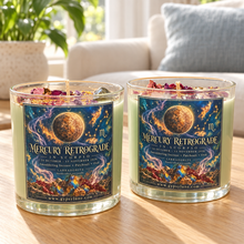 Load image into Gallery viewer, Mercury Retrograde In Scorpio Candles x 2