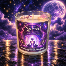 Load image into Gallery viewer, Sacred Space Crystal Candle