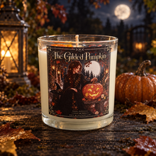 Load image into Gallery viewer, The Guilded Pumpkin -  Halloween Candle