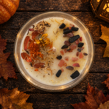 Load image into Gallery viewer, The Guilded Pumpkin -  Halloween Candle