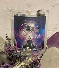 Load image into Gallery viewer, Sacred Space Crystal Candle