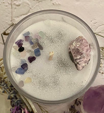 Load image into Gallery viewer, Sacred Space Crystal Candle - SMALL SIZE