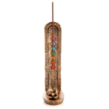 Load image into Gallery viewer, Chakra Crystals Incense Burner Stand