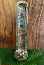 Load image into Gallery viewer, Chakra Crystals Incense Burner Stand