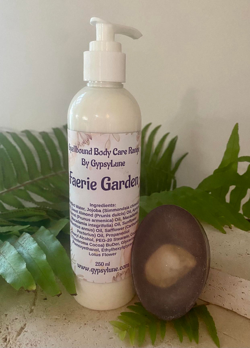 Faerie Garden Body Lotion & Crystal Soap Set