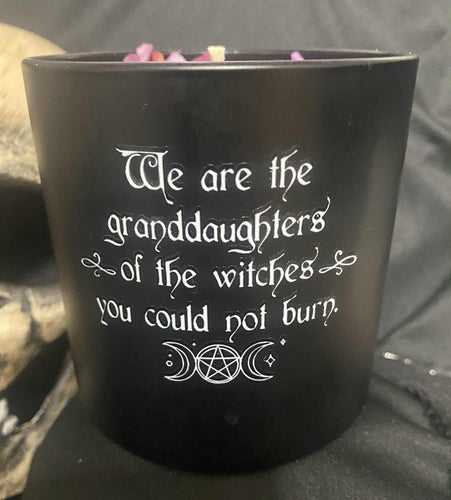 WE ARE THE GRANDDAUGHTERS- Halloween Candle