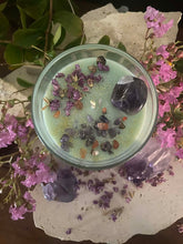 Load image into Gallery viewer, Mercury Retrograde in Pisces Candle &amp; Chunky Amethyst Crystal Bracelet (2 ONLY)