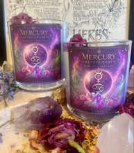 Load image into Gallery viewer, Mercury Retrograde Candle - June 29th - July 23rd 2026 Buy 2 and SAVE $$$