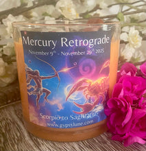 Load image into Gallery viewer, Mercury Retrograde in Scorpio Candle