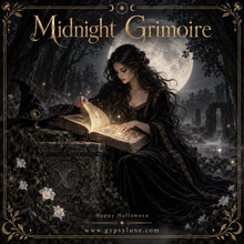 Load image into Gallery viewer, Midnight Grimoire Halloween Candle