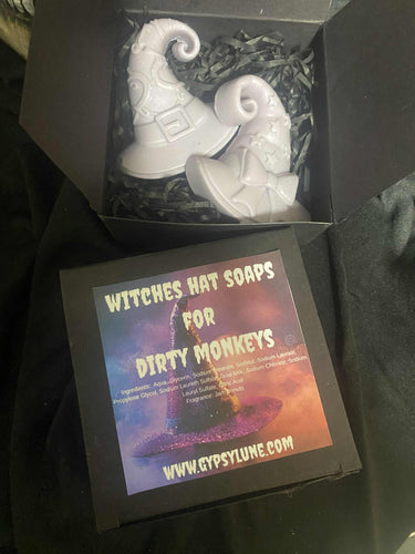 WITCHES HAT SOAPS FOR DIRTY MONKEYS