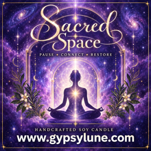 Load image into Gallery viewer, Sacred Space Crystal Candle