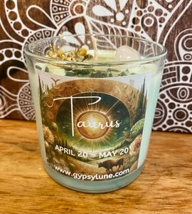 Taurus Zodiac Candle