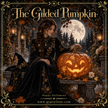 Load image into Gallery viewer, The Guilded Pumpkin -  Halloween Candle
