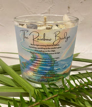 Load image into Gallery viewer, The Rainbow Bridge - A Candle for when a beloved Pet has passed.