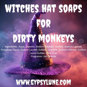 WITCHES HAT SOAPS FOR DIRTY MONKEYS