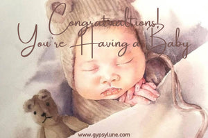 Congratulations You're Having a Baby Candle