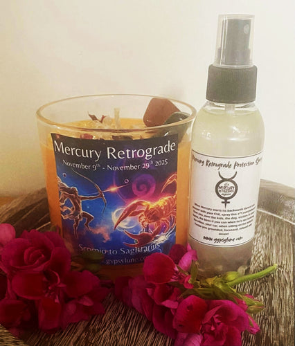 Mercury Retrograde Candle and Spray Set - Save $$$