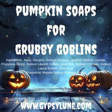 Load image into Gallery viewer, PUMPKIN SOAPS FOR GRUBBY GOBLINS