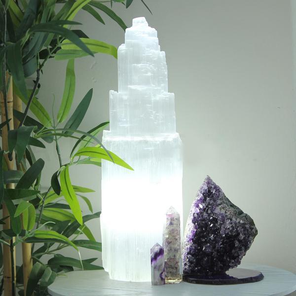 Selenite lamps on sale for sale